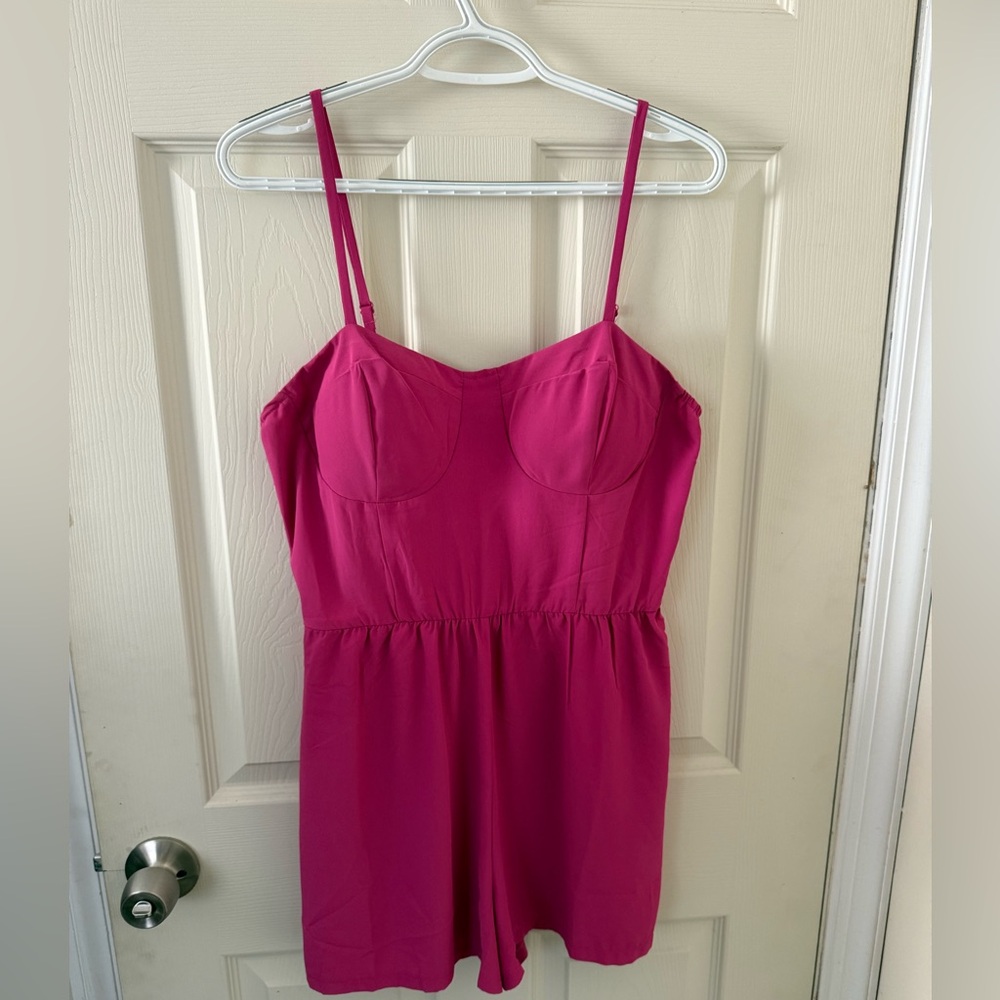 Women's Pink Romper